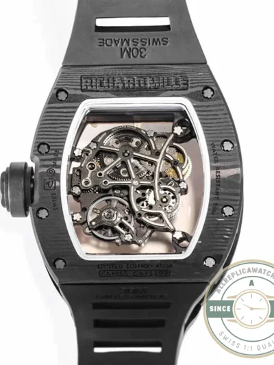 Superclone Richard Mille 055 Ntpt Carbon Fiber Dial - 1:1 Swiss Replica Watch