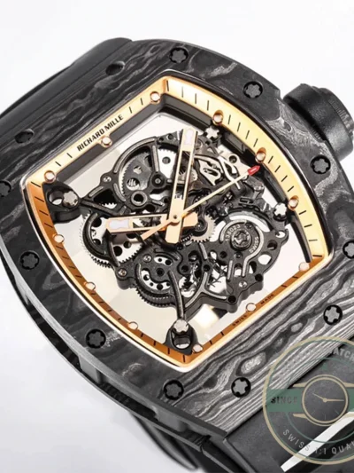 Superclone Richard Mille 055 Ntpt Carbon Fiber Dial - Luxury Replica Watch
