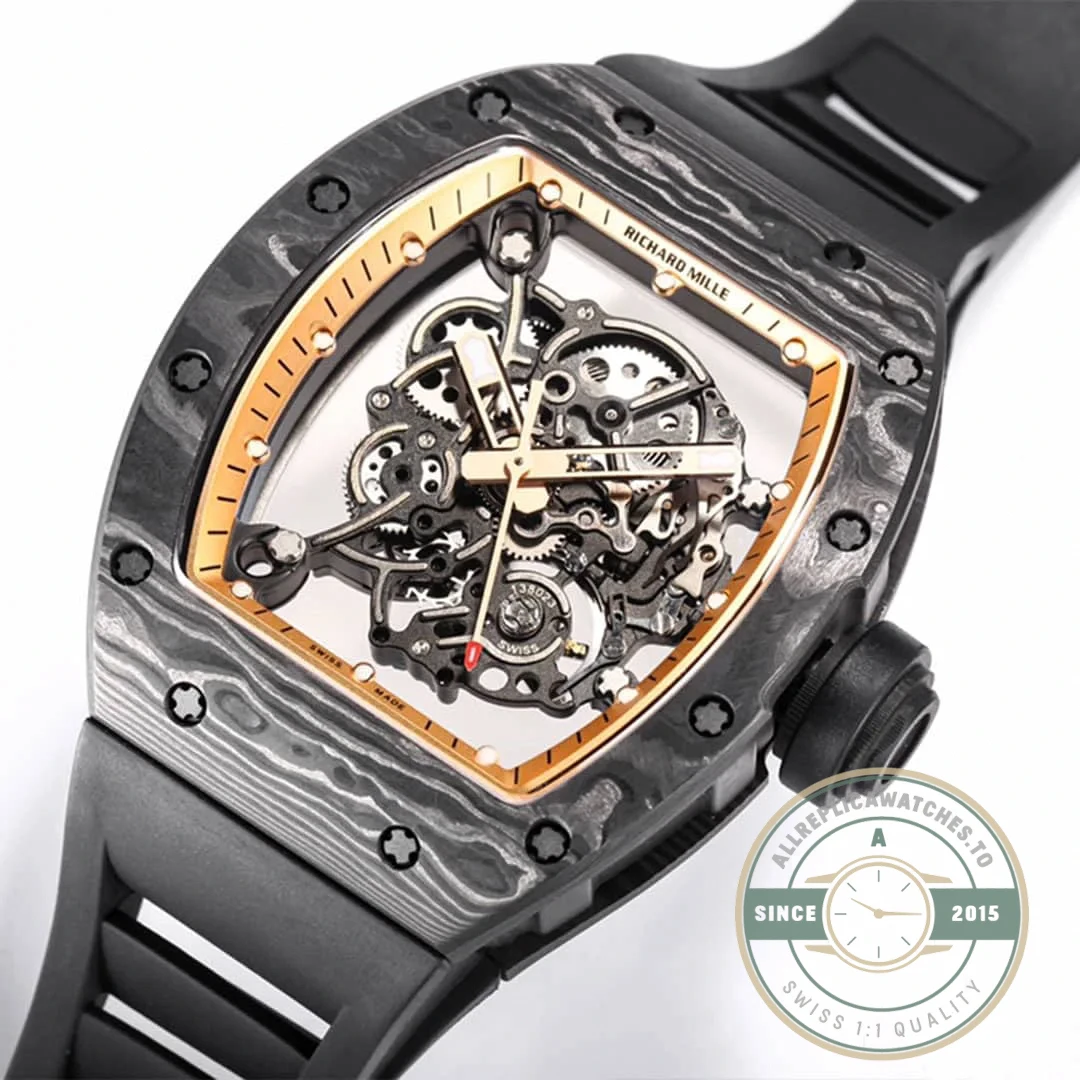 Superclone Richard Mille 055 Ntpt Carbon Fiber Dial - Affordable Super Clone Watch