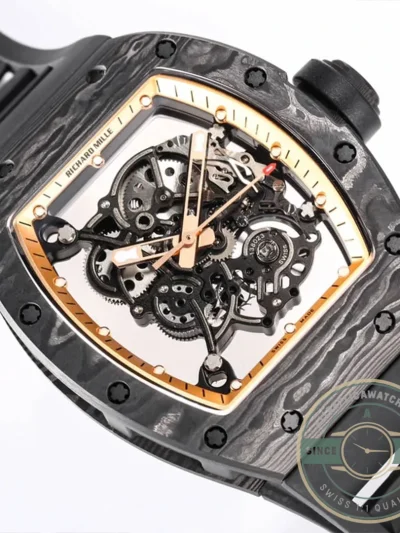 Superclone Richard Mille 055 Ntpt Carbon Fiber Dial - Premium Super Clone Watch