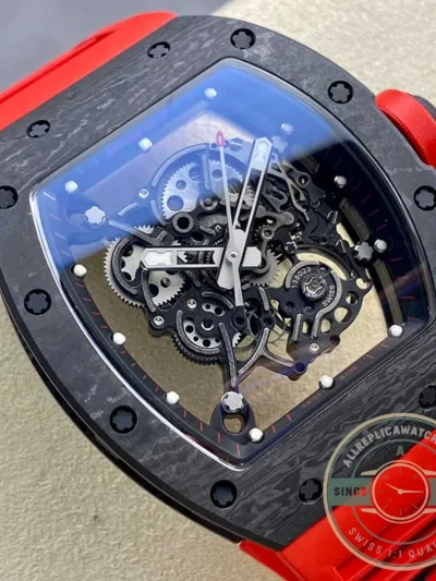Superclone Richard Mille 055 Red Strap - Factory Super Clone Watch