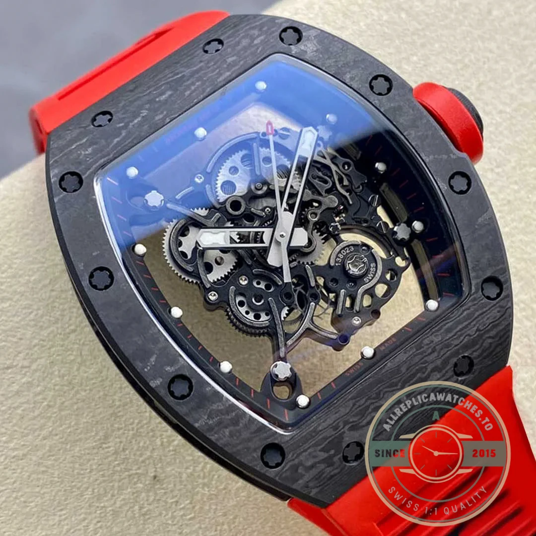 Superclone Richard Mille 055 Red Strap - Factory Super Clone Watch
