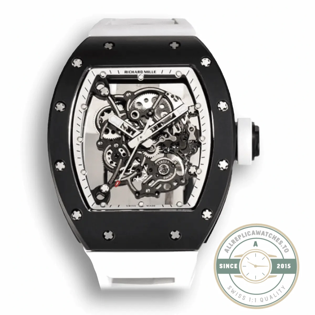 Superclone Richard Mille 055 Rubber Strap - Luxury Replica Watch