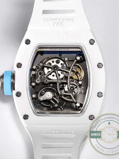Superclone Richard Mille 055 White Ceramic Case - Affordable Super Clone Watch