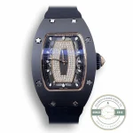 Superclone Richard Mille 07-01 Black Rubber Strap - Factory Super Clone Watch