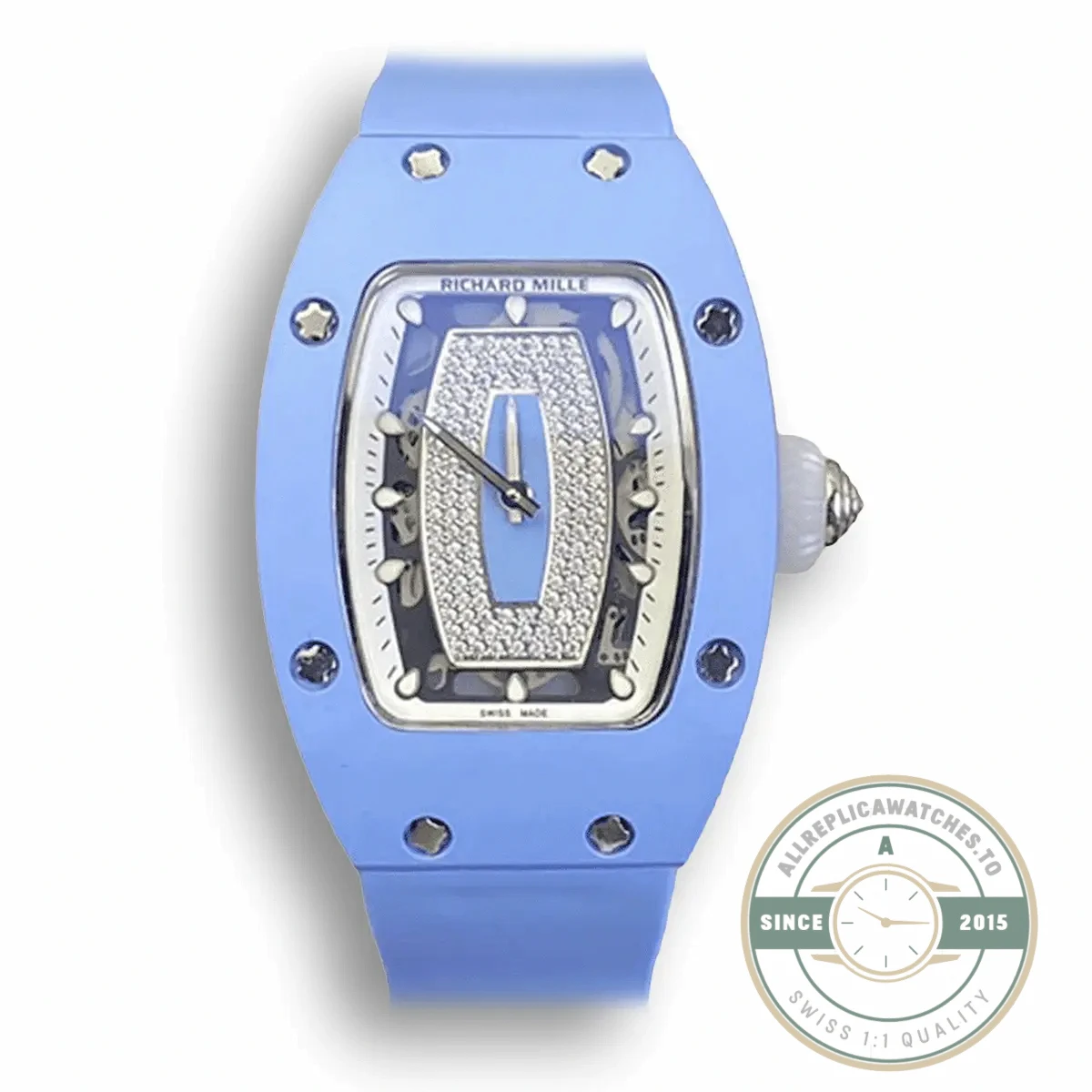 Superclone Richard Mille 07-01 Blue Ceramic Case - Premium Super Clone Watch