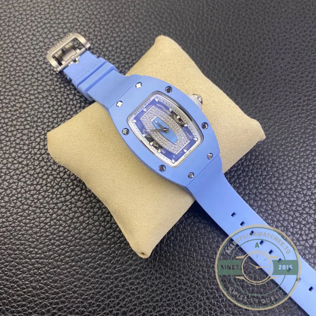 Superclone Richard Mille 07-01 Blue Ceramic Case - Budget Luxury Replica Watch
