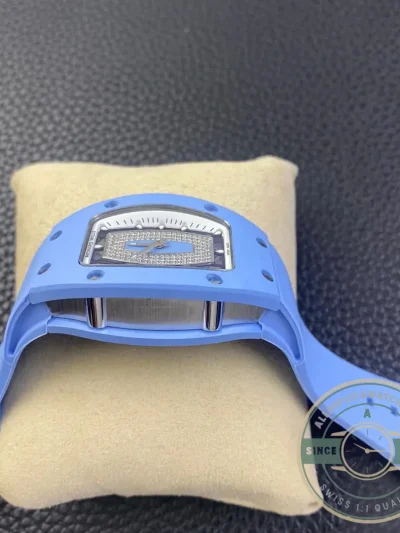 Superclone Richard Mille 07-01 Blue Ceramic Case - Top-Tier Swiss Replica Watch