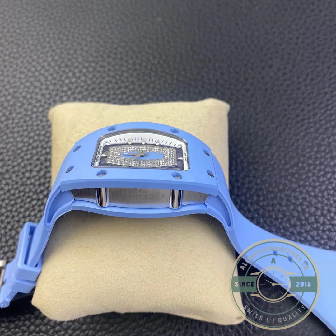 Superclone Richard Mille 07-01 Blue Ceramic Case - Top-Tier Swiss Replica Watch