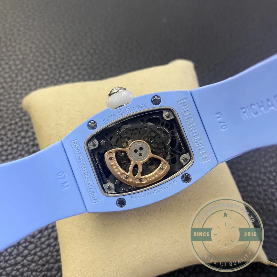 Superclone Richard Mille 07-01 Blue Ceramic Case - Budget Luxury Replica Watch