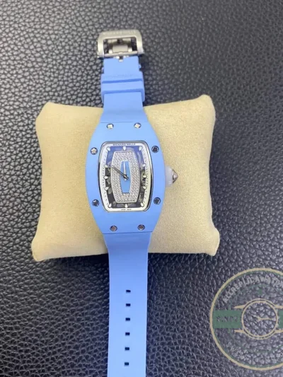 Superclone Richard Mille 07-01 Blue Ceramic Case - Factory Super Clone Watch