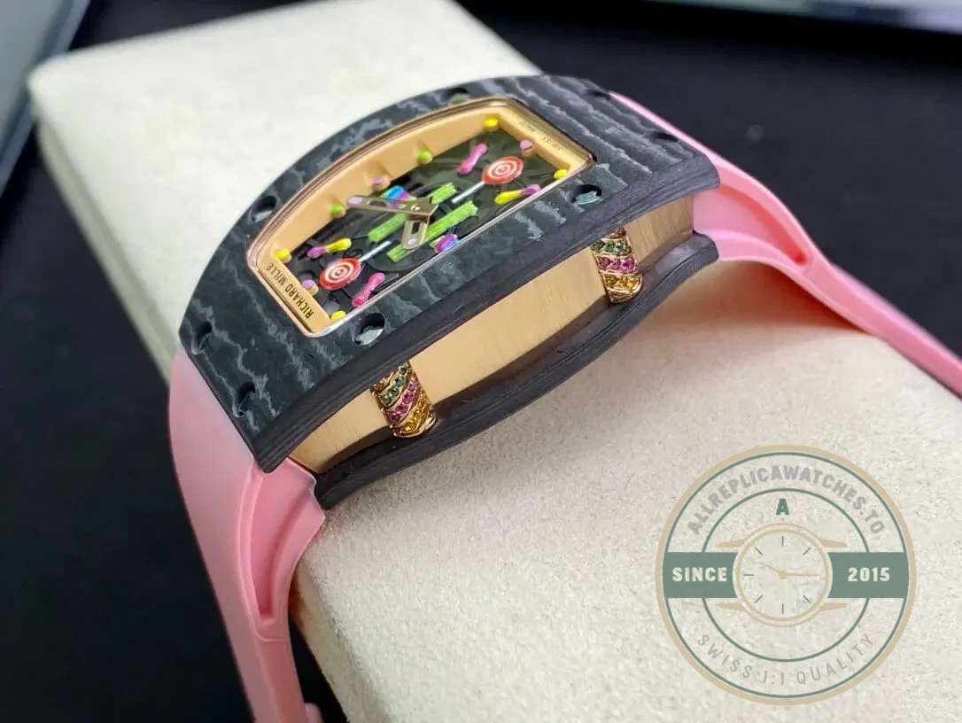 Superclone Richard Mille 07-01 Bon Pink Strap - Budget Luxury Replica Watch