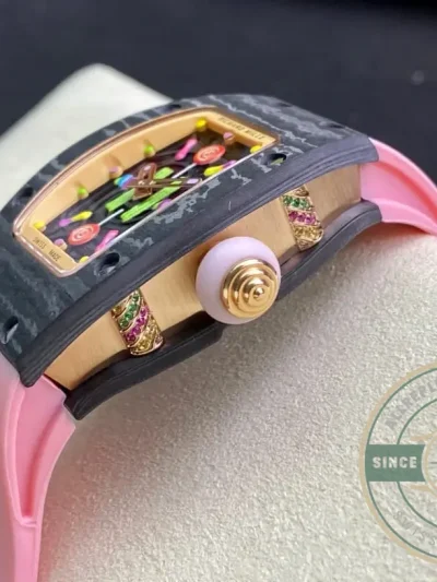 Superclone Richard Mille 07-01 Bon Pink Strap - Affordable Luxury Replica Timepiece