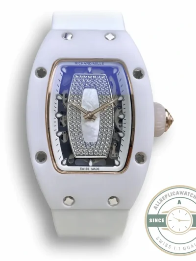 Superclone Richard Mille 07-01 Ceramic White Strap - Affordable Luxury Replica Timepiece