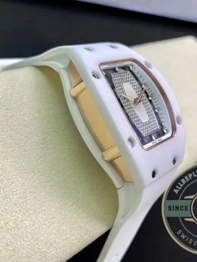 Superclone Richard Mille 07-01 Ceramic White Strap - Affordable Luxury Replica Timepiece