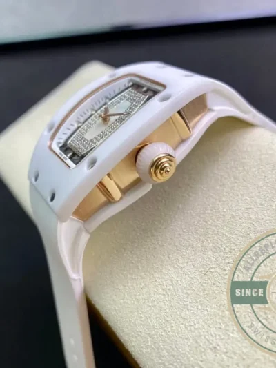 Superclone Richard Mille 07-01 Ceramic White Strap - Affordable Luxury Replica Timepiece