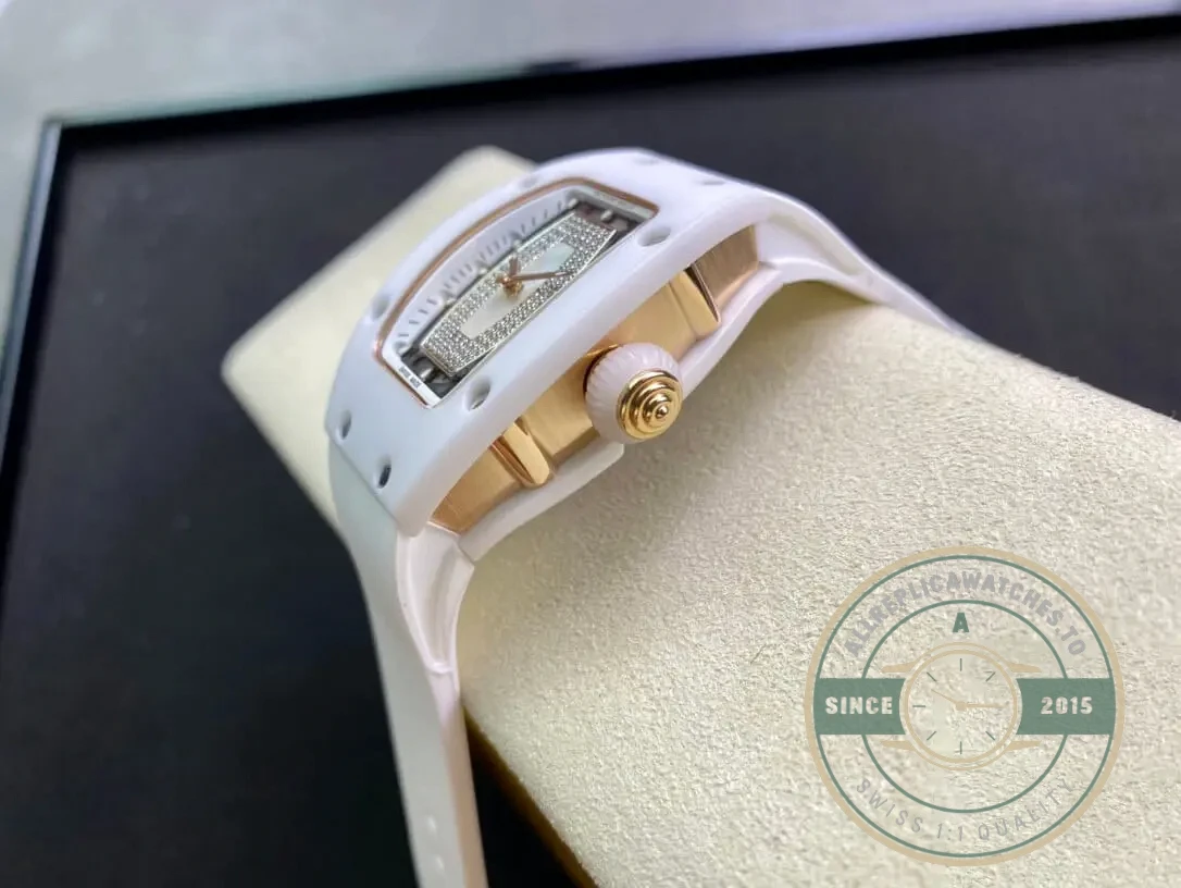 Superclone Richard Mille 07-01 Ceramic White Strap - Affordable Luxury Replica Timepiece