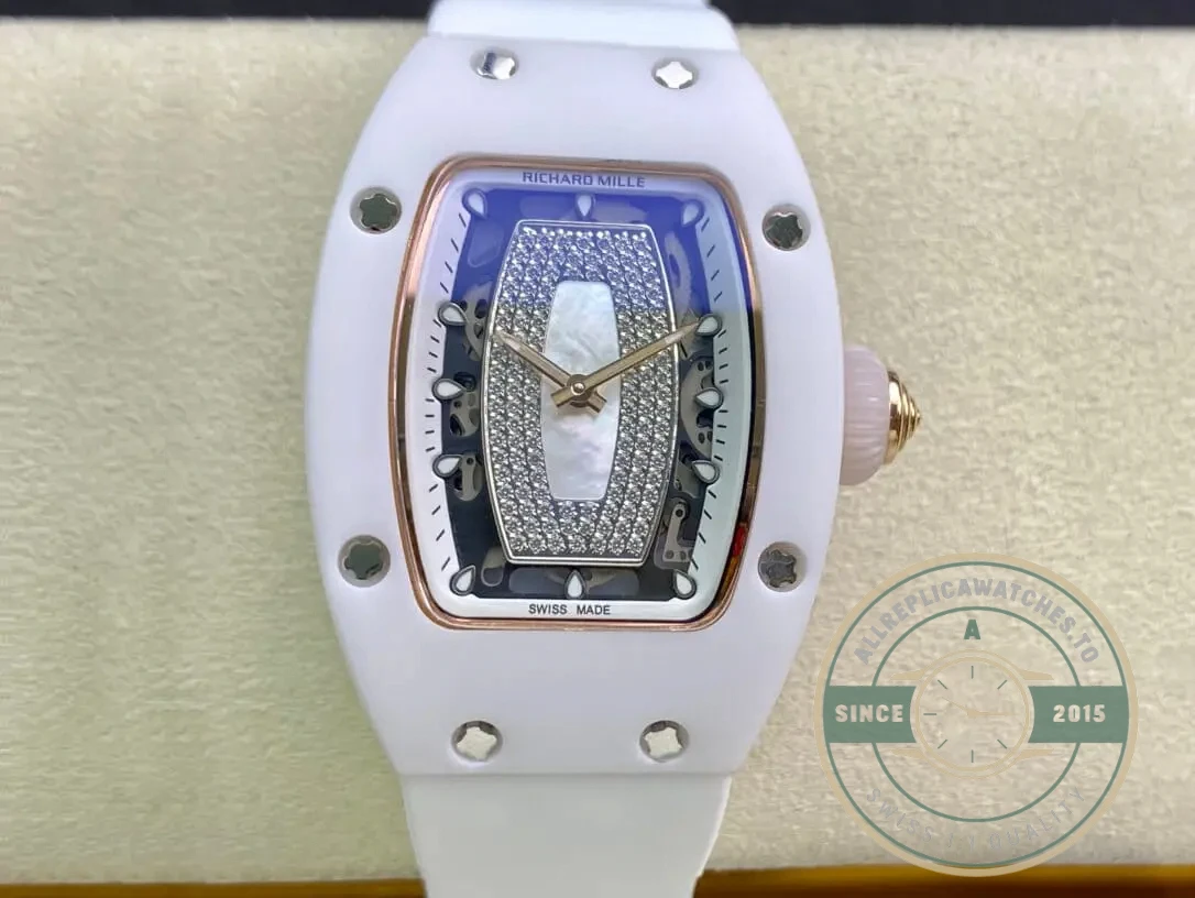 Superclone Richard Mille 07-01 Ceramic White Strap - Factory Super Clone Watch