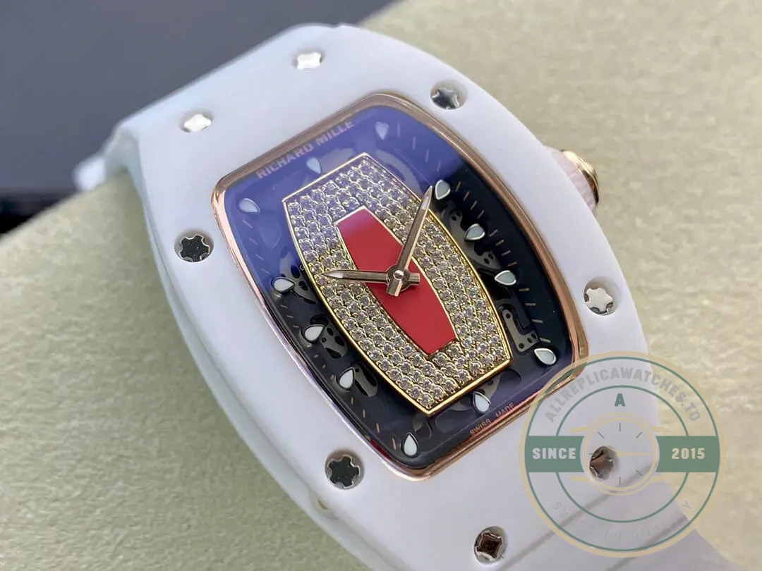 Superclone Richard Mille 07-01 Diamond Dial - Top-Tier Swiss Replica Watch