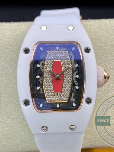Superclone Richard Mille 07-01 Diamond Dial - High-Grade Replica Watch