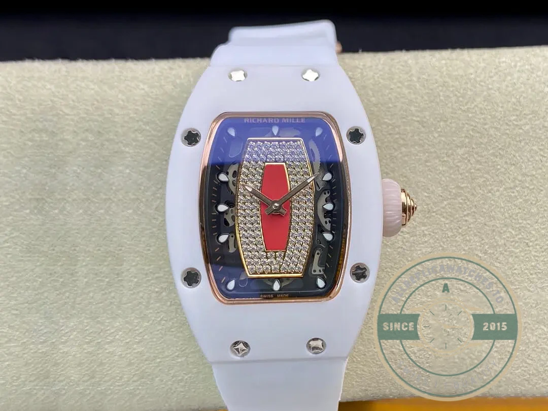 Superclone Richard Mille 07-01 Diamond Dial - High-Grade Replica Watch