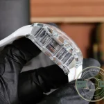 Superclone Richard Mille 07-02 Pink Lady Sapphire White Strap - Factory Super Clone Watch