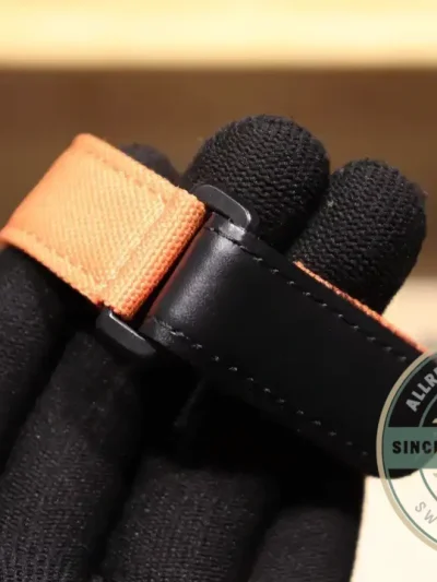 Superclone Richard Mille 27-02 Tourbillon Fiber Case Orange Strap - Affordable Super Clone Watch