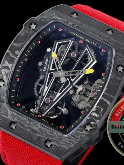Superclone Richard Mille 27-03 Rafael Nadal Tourbillon Red Strap - Factory Super Clone Watch