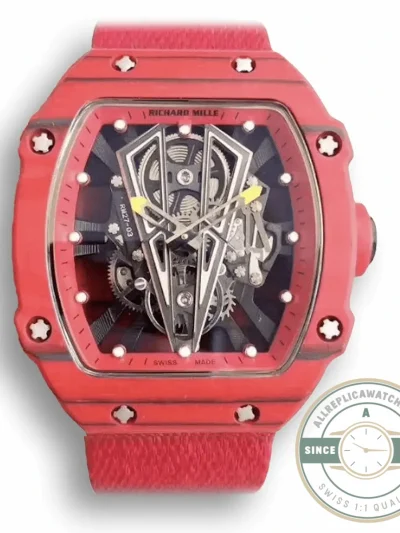 Superclone Richard Mille 27-03 Red Forged Carbon - Budget Luxury Replica Watch