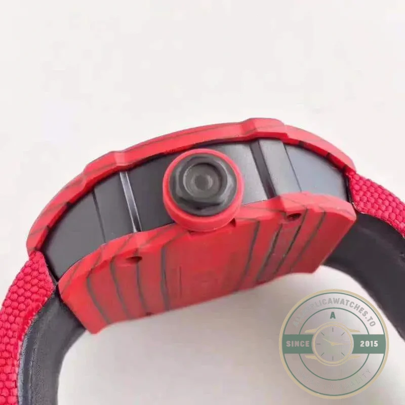 Superclone Richard Mille 27-03 Red Forged Carbon - 1:1 Swiss Replica Watch