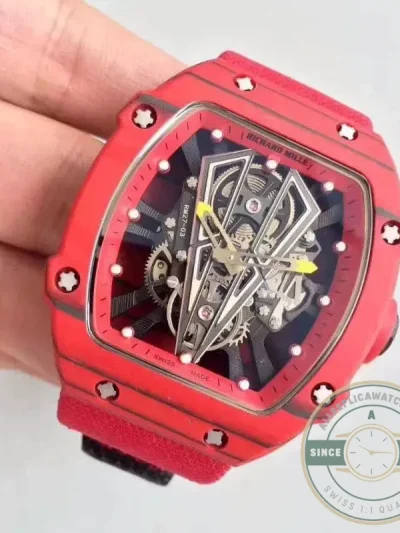 Superclone Richard Mille 27-03 Red Forged Carbon - Factory Super Clone Watch