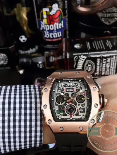 Superclone Richard Mille 50-03 Black Carbon Fiber Case - Swiss-Made Clone Watch