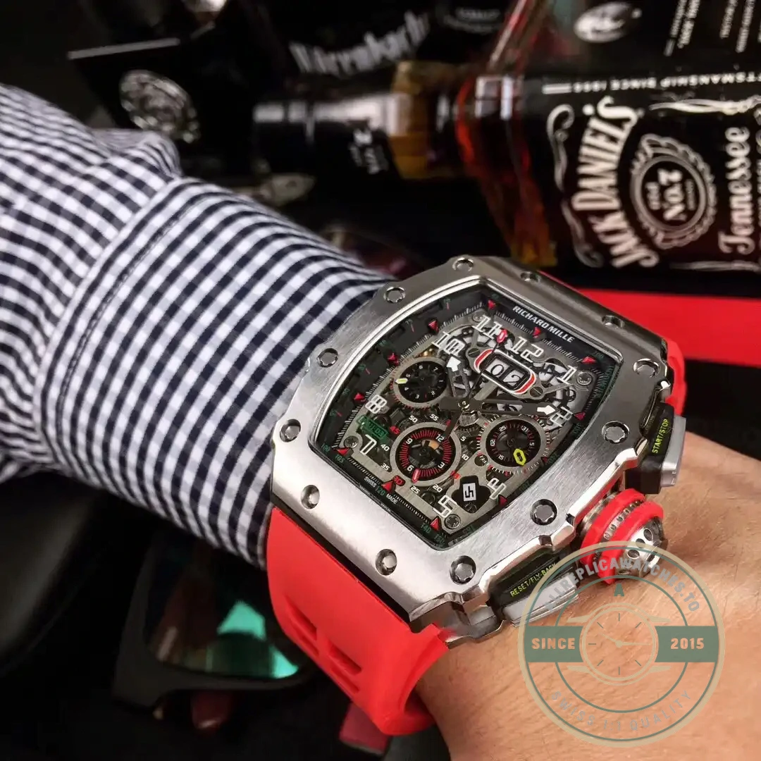 Superclone Richard Mille 50-03 Stainless Steel Case - Affordable Super Clone Watch