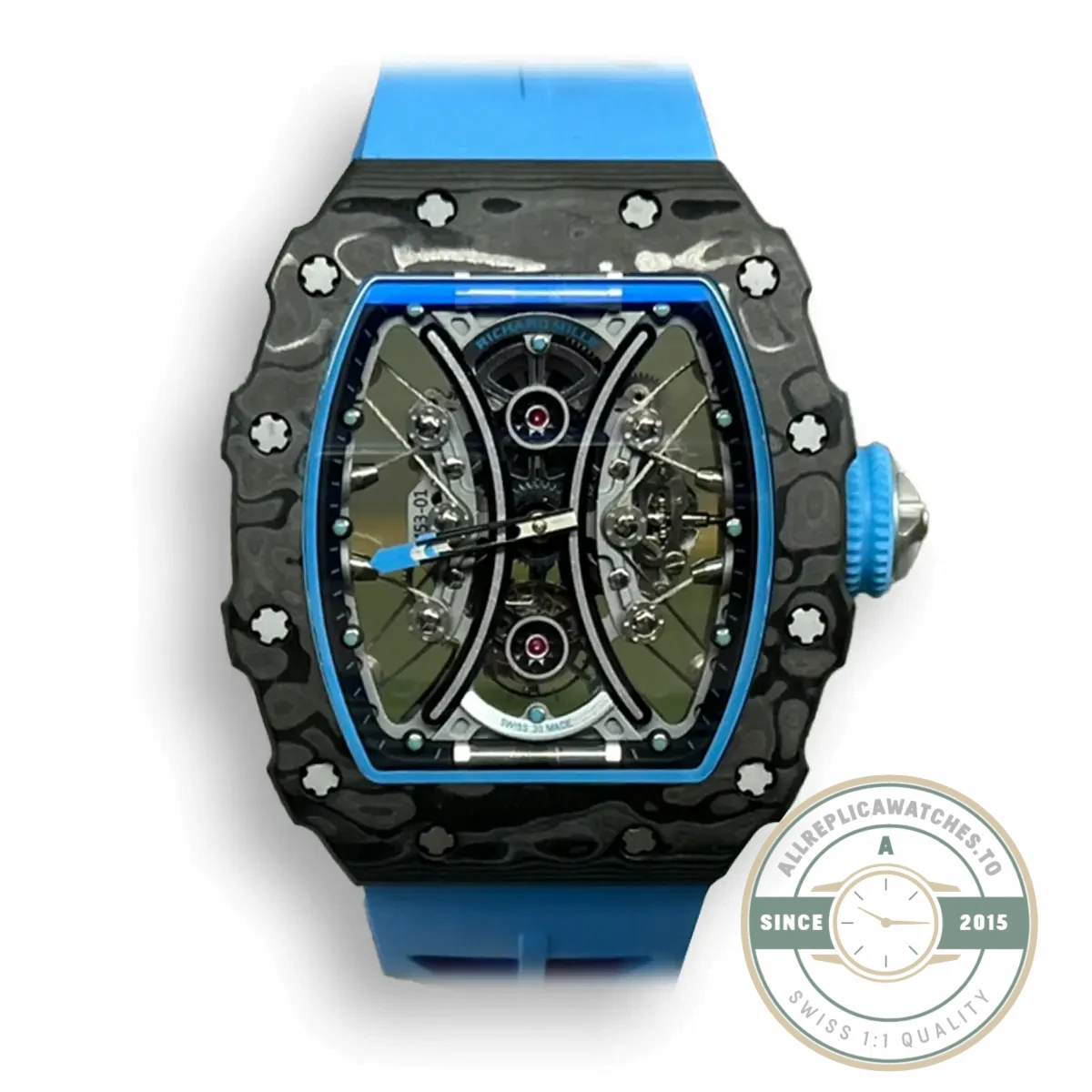 Superclone Richard Mille 53-01 Pablo Mac Donough Tourbillon - Swiss-Made Clone Watch
