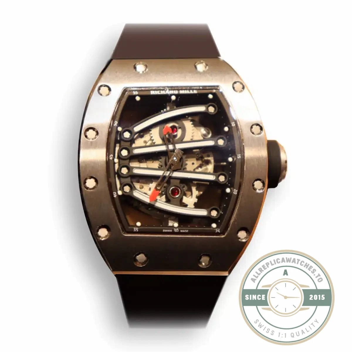 Superclone Richard Mille 59-01 Brown Strap - Luxury Replica Watch