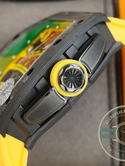 Superclone Richard Mille 59-01 Ultimate Track Yellow Strap - Top-Tier Swiss Replica Watch