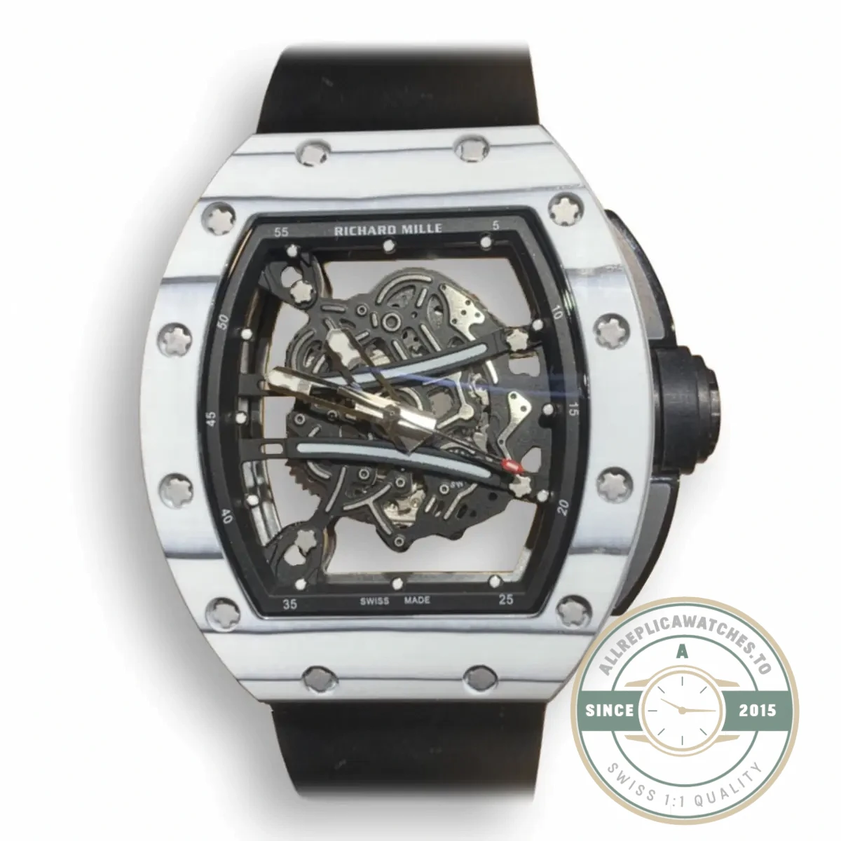 Superclone Richard Mille 61-01 Yohan Blake Gray - Swiss Movement Replica Watch