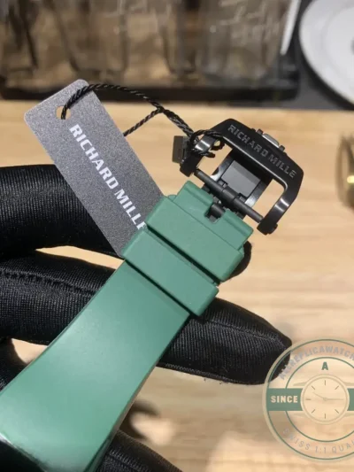 Superclone Richard Mille 61-01 Yohan Blake Gray Green Strap - High-Grade Replica Watch