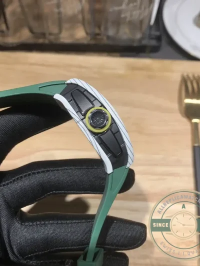 Superclone Richard Mille 61-01 Yohan Blake Gray Green Strap - Affordable Luxury Replica Timepiece