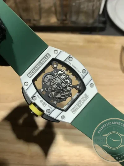 Superclone Richard Mille 61-01 Yohan Blake Gray Green Strap - 1:1 Swiss Replica Watch
