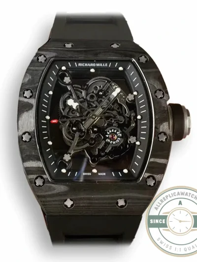 Superclone Richard Mille035-america5 Black Strap - Swiss Movement Replica Watch