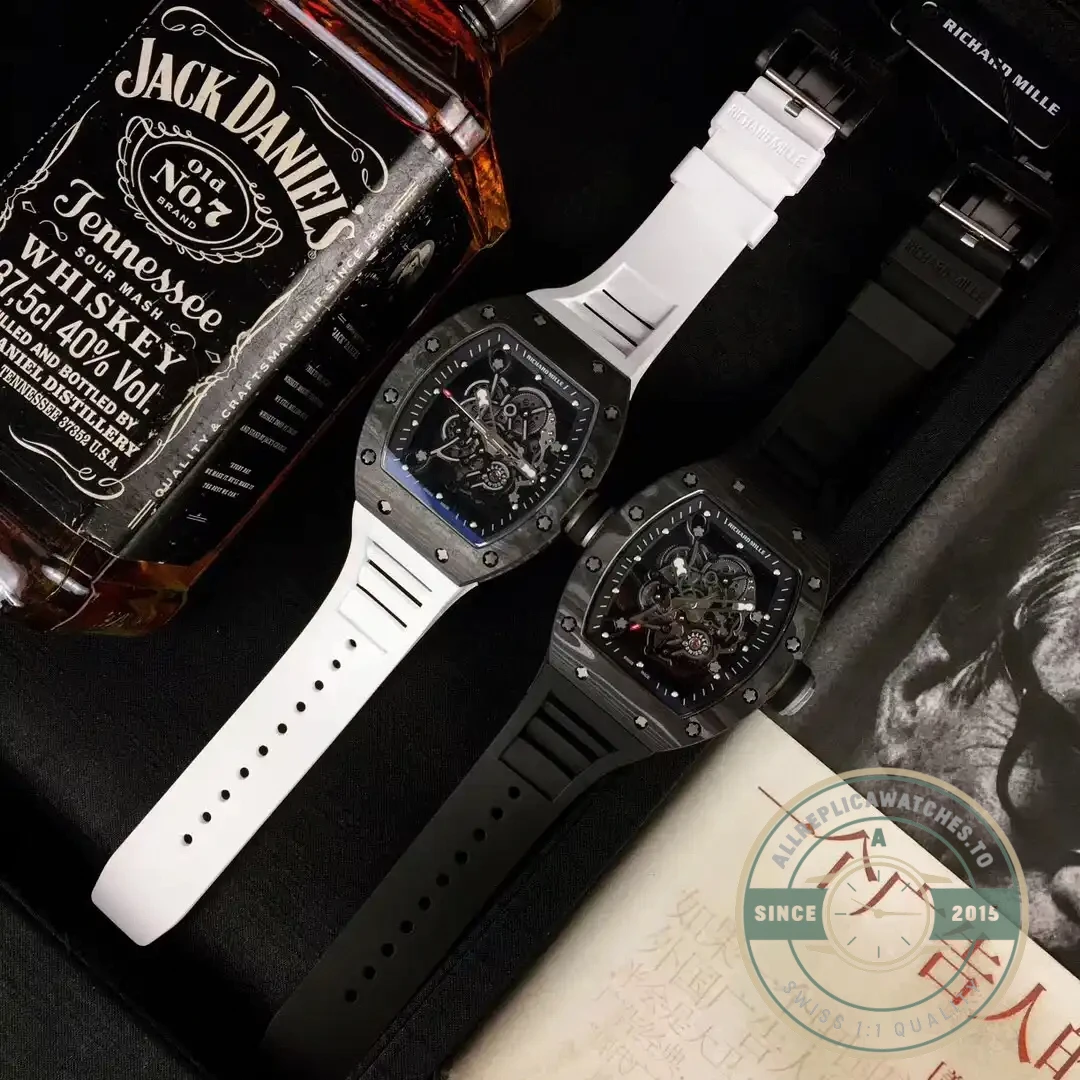 Superclone Richard Mille035-america5 Black Strap - Budget Luxury Replica Watch