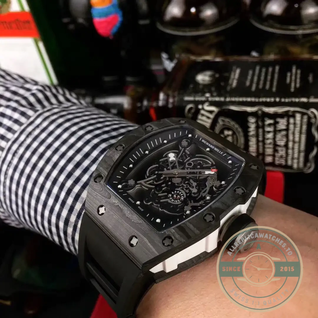 Superclone Richard Mille035-america5 Black Strap - Affordable Super Clone Watch