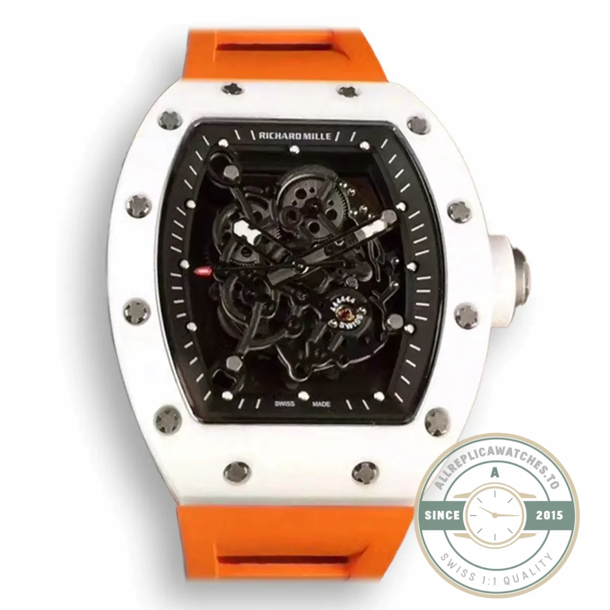Superclone Richard Mille035-america5 Orange Strap - Factory Super Clone Watch