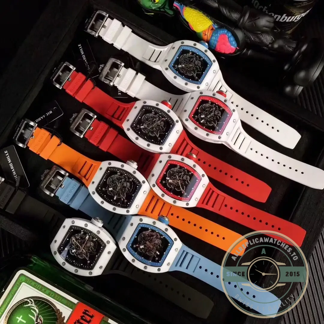 Superclone Richard Mille035-america5 Orange Strap - 1:1 Swiss Replica Watch