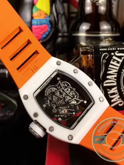 Superclone Richard Mille035-america5 Orange Strap - Affordable Luxury Replica Timepiece