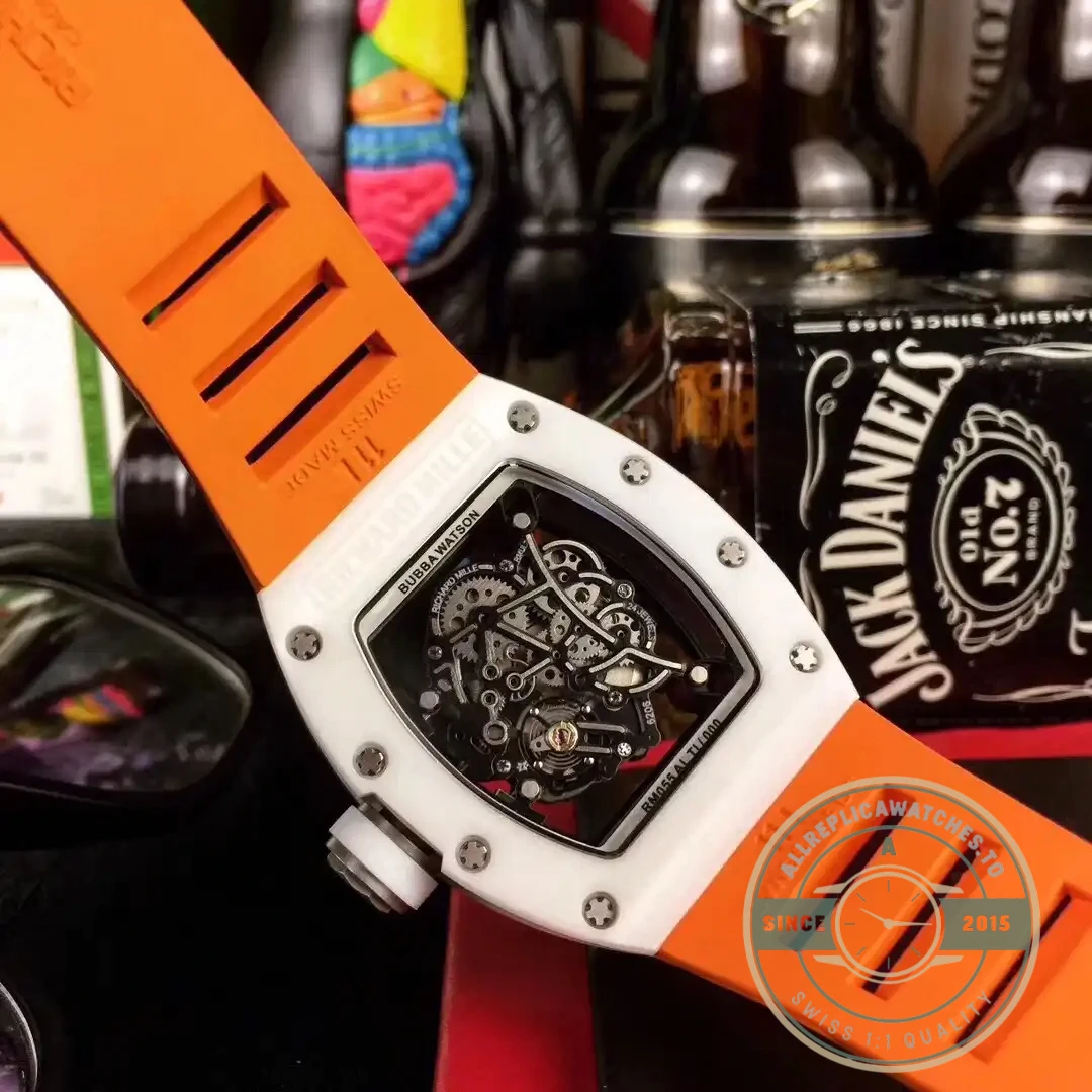 Superclone Richard Mille035-america5 Orange Strap - Affordable Luxury Replica Timepiece