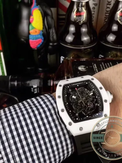 Superclone Richard Mille035-america5 Orange Strap - Swiss-Made Clone Watch