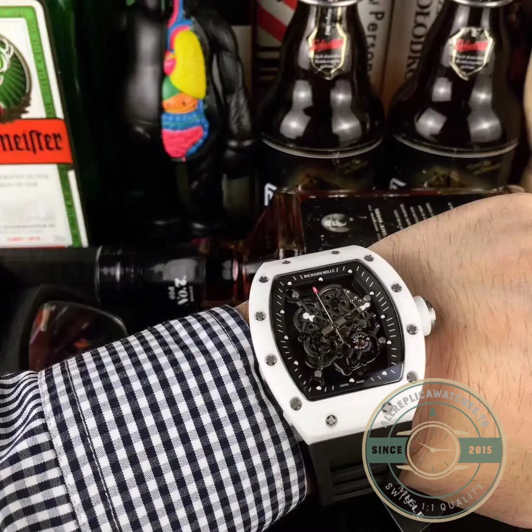 Superclone Richard Mille035-america5 Orange Strap - Swiss-Made Clone Watch