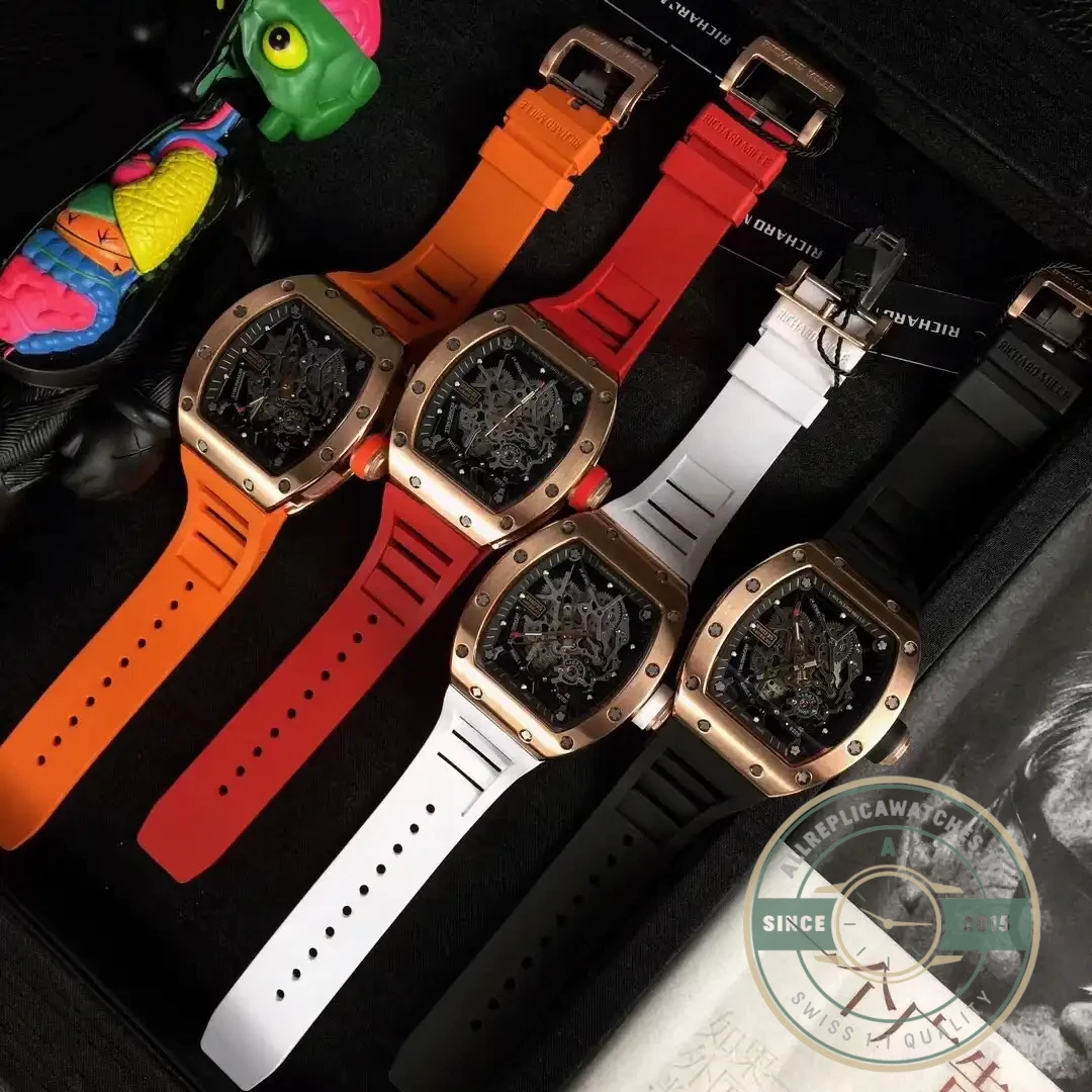 Superclone Richard Mille035-america5 Rose Gold Case - Luxury Replica Watch